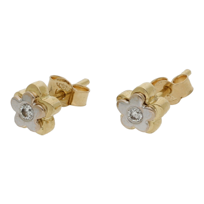Brillant Ohrstecker 750/ 18 K Gold