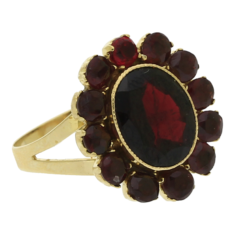 Granat Ring 333/ 8 K Gold