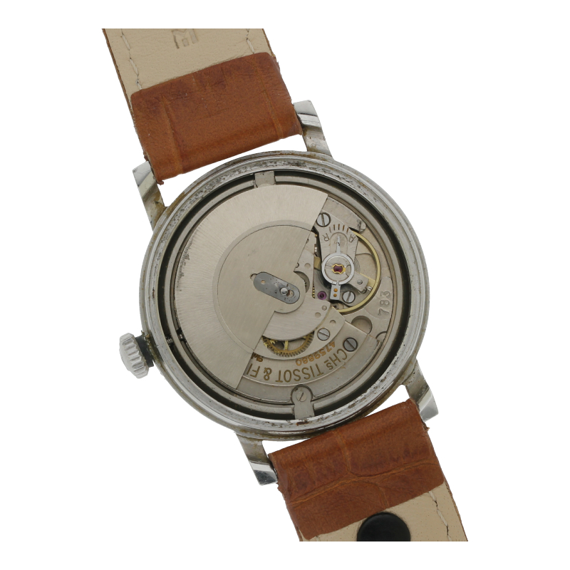 Vintage Tissot Seastar Automatik Uhr mit Lederband Werk 783