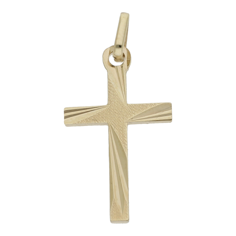 Anhänger Kreuz 333/ 8 K Gold