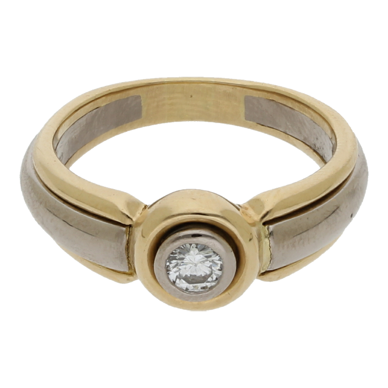 Brillant Solitär Ring 750/ 18 K Gold
