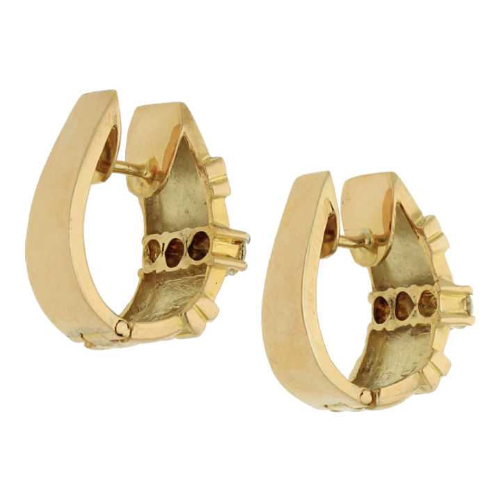 Brillant Creolen 585/ 14 K Gold