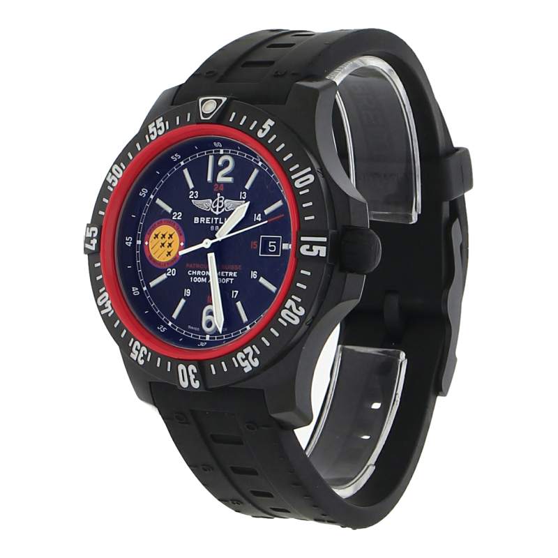 Breitling Colt Skyracer Patrouille Suisse X74320B5 Breitlight 45mm SuperQuartz COSC Sonderedition Box & Papiere