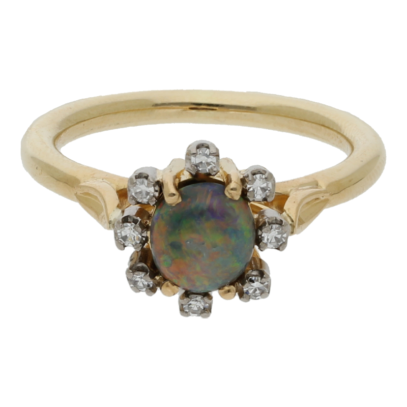 Vintage Opal Ring massive Fassung/NP ca. 1650€