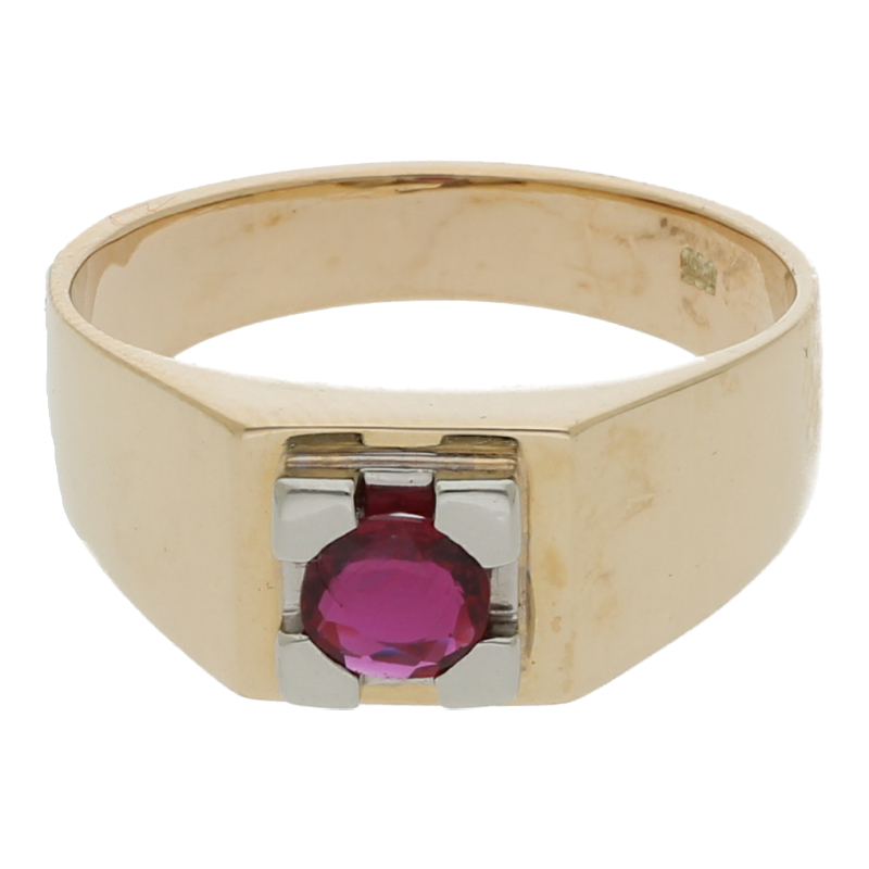 Rubin Ring 585/ 14 K Gold