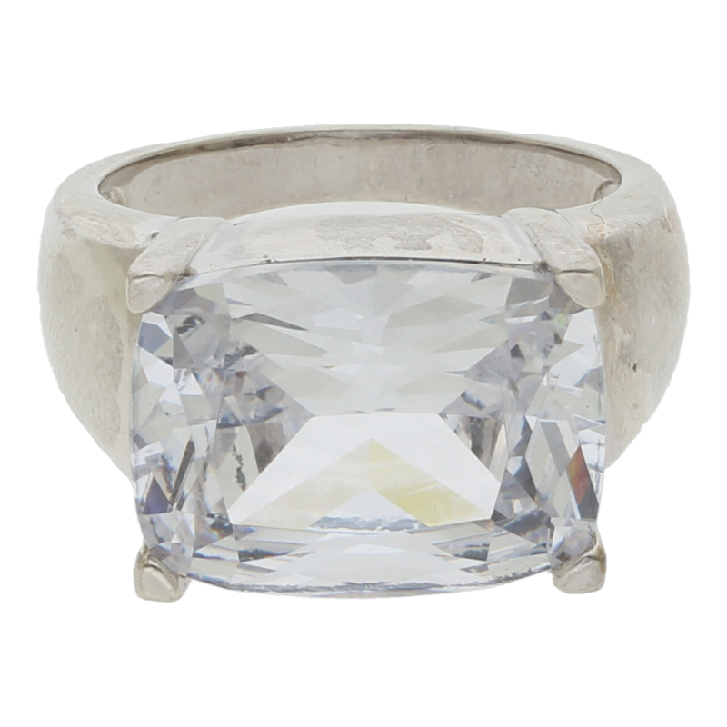 Farbsteinring 925 Silber Farbsteine Weite 56