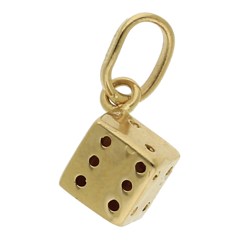 Anhänger Würfel 750/ 18 K Gold