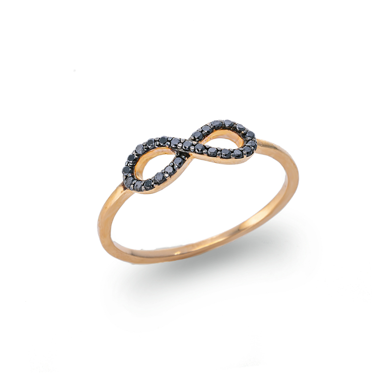 Infinity Brillant Ring 585/ 14 K Gold