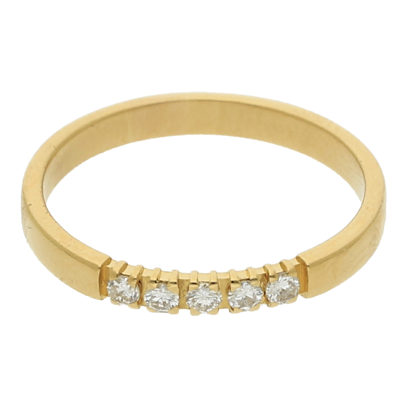 Brillant Ring 0,20 ct H-VS 750 Gold