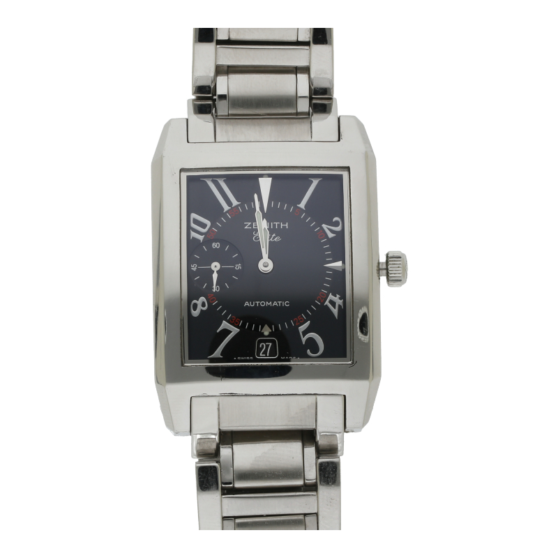 Zenith Elite Port Royal Automatik Edelstahl Ref. 02.0250.684 Box & Papiere