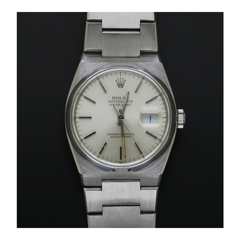Rolex Datejust Oysterquartz 17000 Stahl 36 mm Box Unterlagen ca. 1984