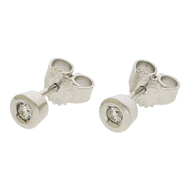 Solitär-Brillant Ohrstecker