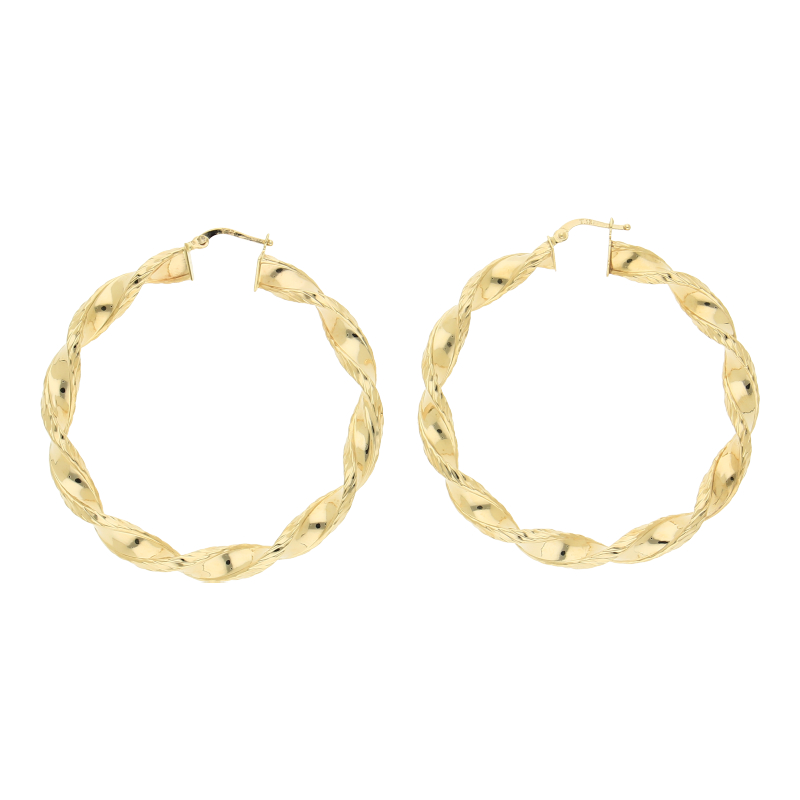Ohrringe 585/14 K Gelbgold
