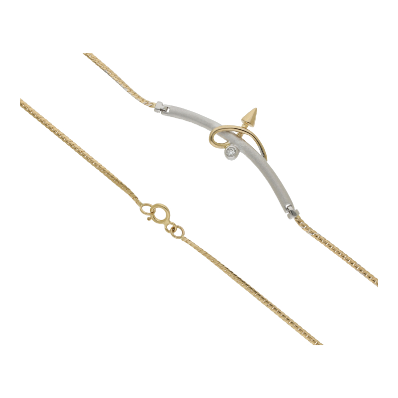 Brillant Collier 585/ 14 K Gold