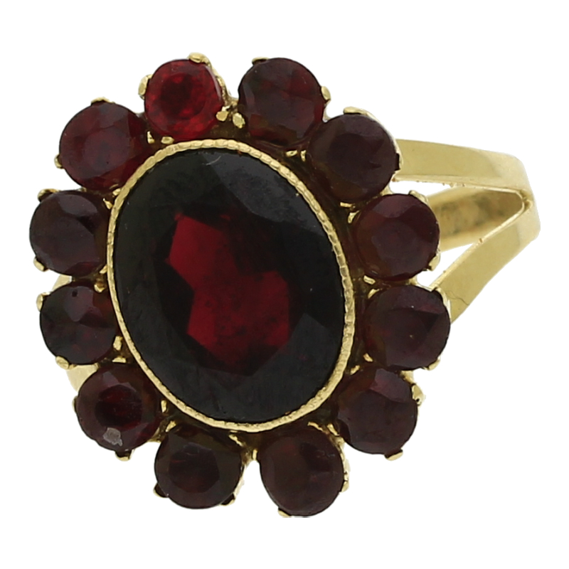 Granat Ring 333/ 8 K Gold
