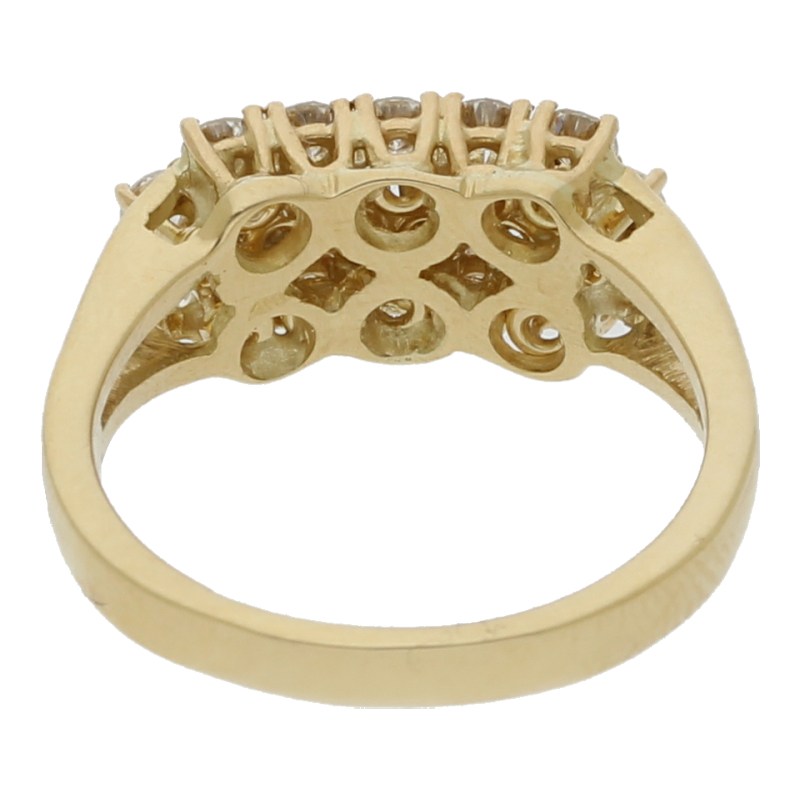 Brillantring 18K/750 Gelbgold 0,70 ct, NP ca. 1990