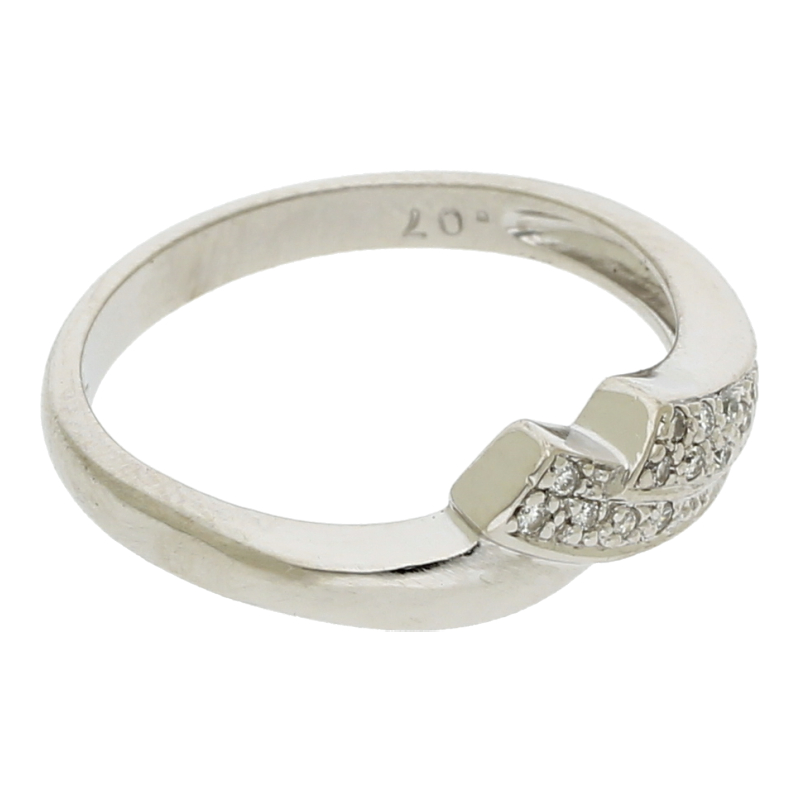 Brillant Ring 0,10 ct 750 Gold