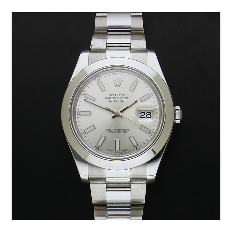 Rolex Datejust 41 116300 Oystersteel Automatik Box Papiere 2016