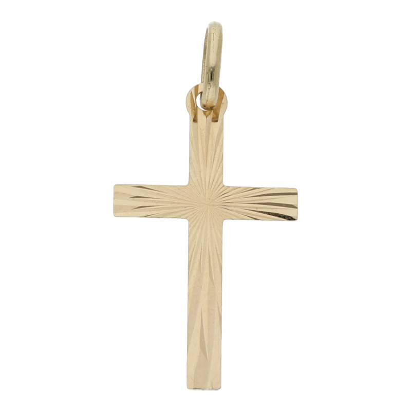 Kreuz Anhänger 585/ 14 K Gold