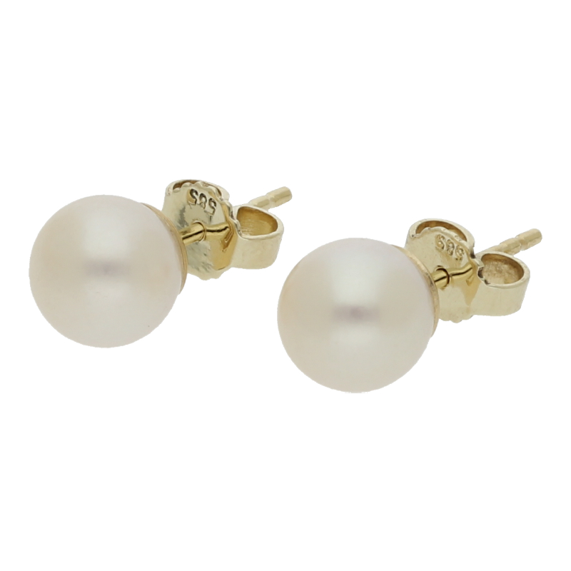 Zuchtperlen Ohrstecker 585/ 14 K Gold
