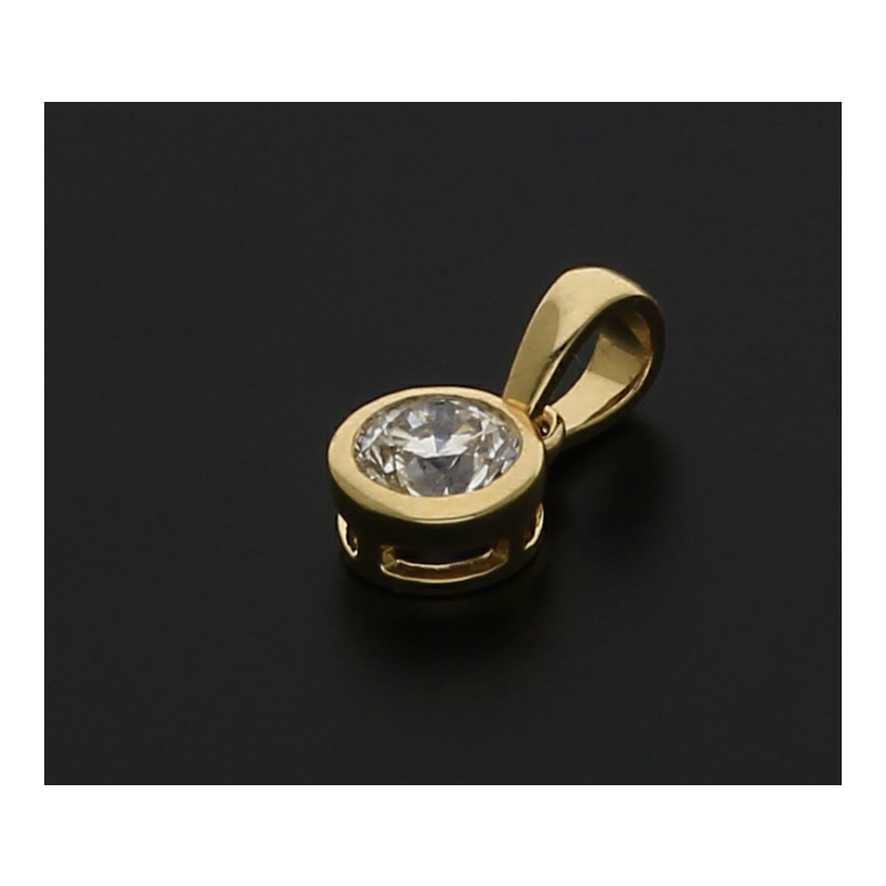 Brillantanhänger 585/ 14 K Gold