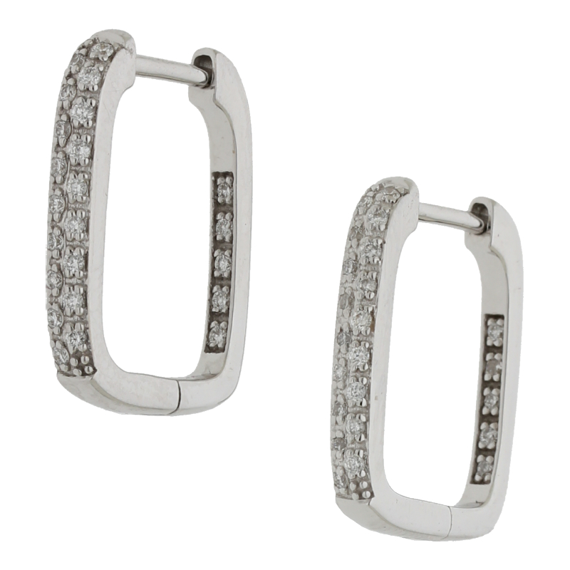 Brillant Creolen 585/ 14 K Gold