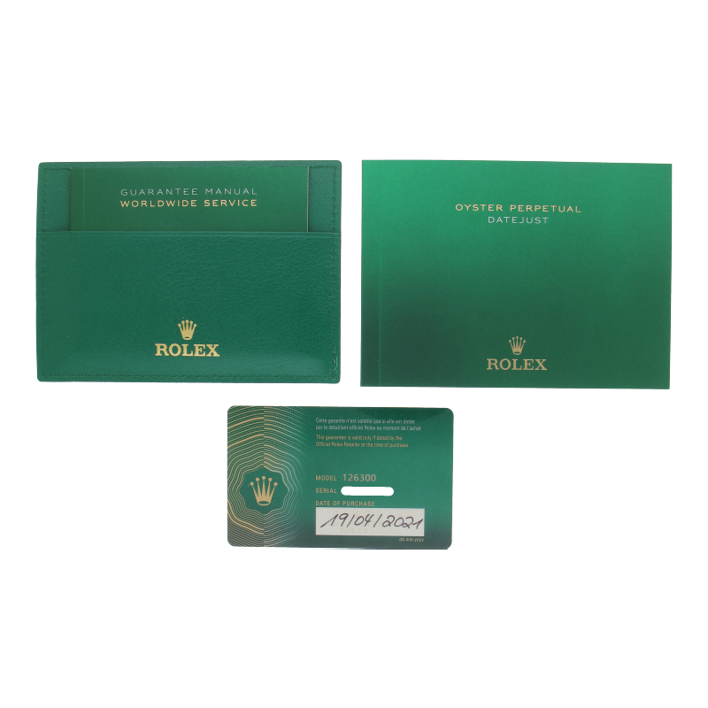 Rolex Datejust 41 126300 Edelstahl Automatik Box & Papiere 2021