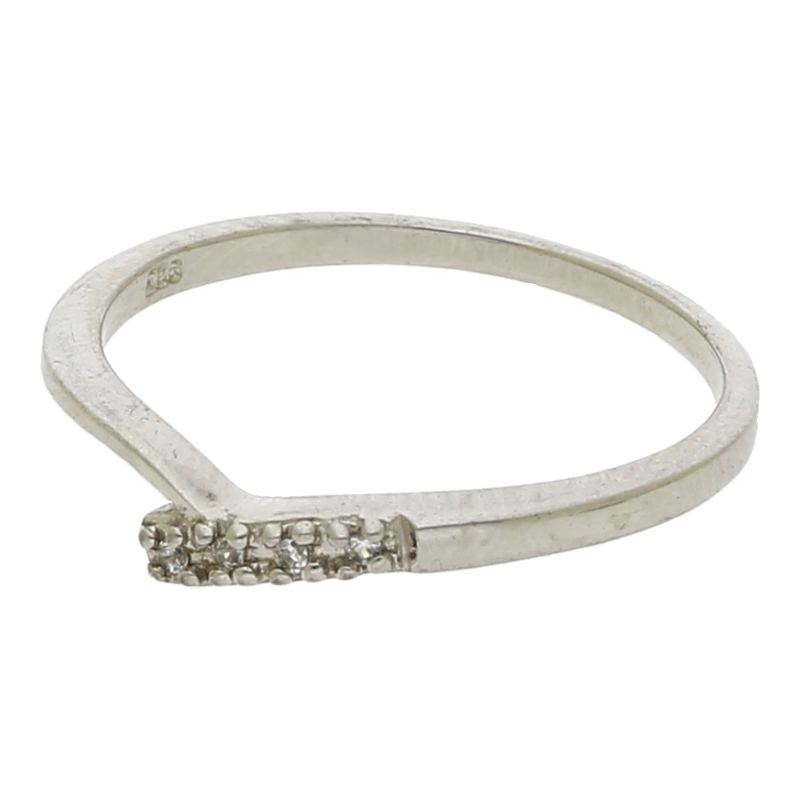 Ring mit Zirkonia 925/Silber