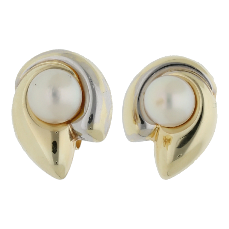 Zuchtperlen Ohrstecker 585/ 14 K Gold