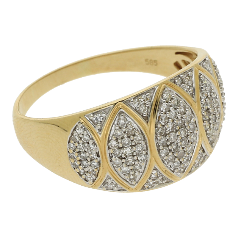 Brillant Ring 585/ 14 K Gold