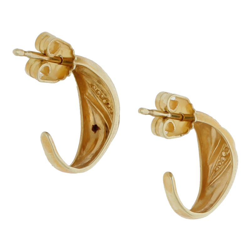 Diamant Ohrringe 333/ 8  K Gold