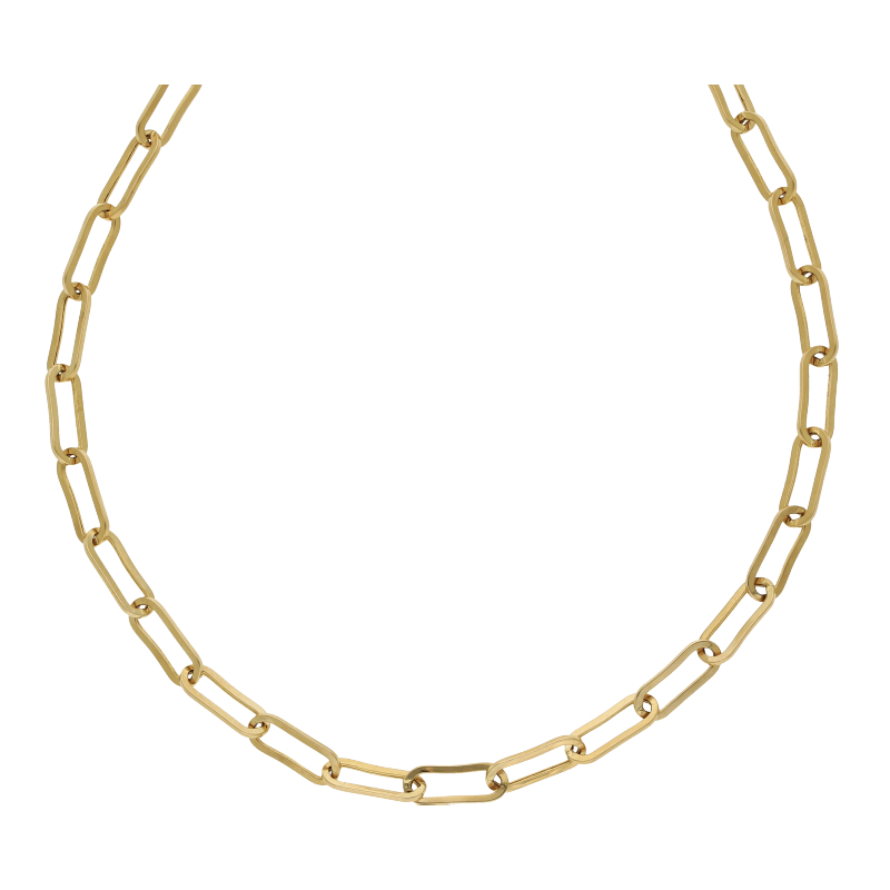 Halskette 585/14 K Gelbgold Ankerkette Breite 3,4 mm Länge 48 cm