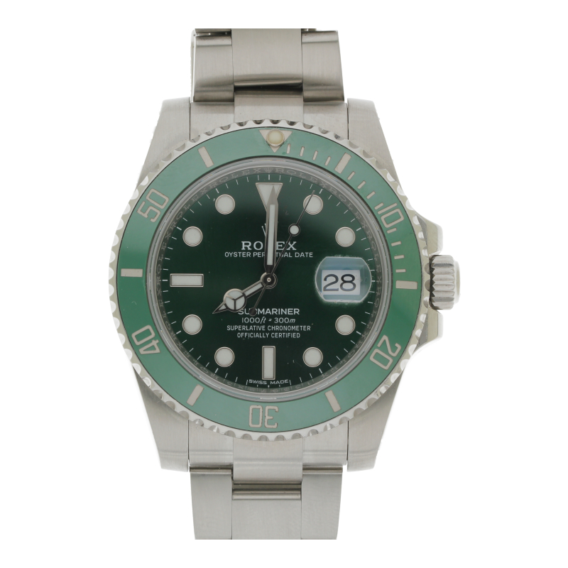 Rolex Submariner Hulk 116610LV Grün Full Set 2017