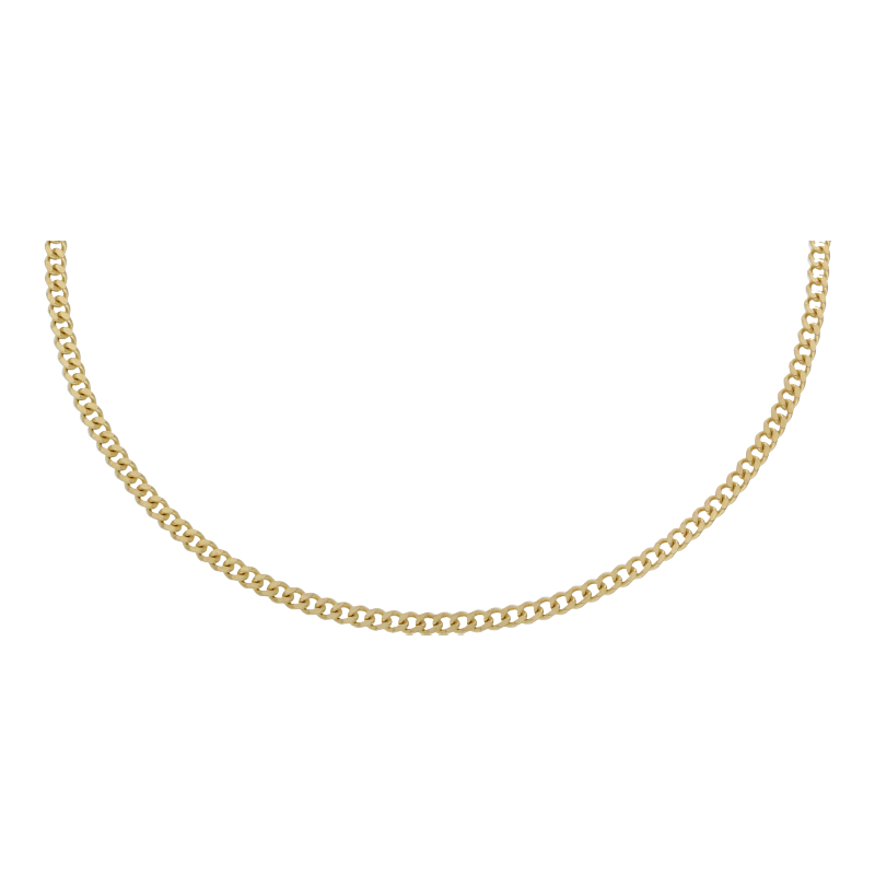 Halskette 333/8 K Gelbgold Panzerkette Breite 2,1 mm Länge 70 cm