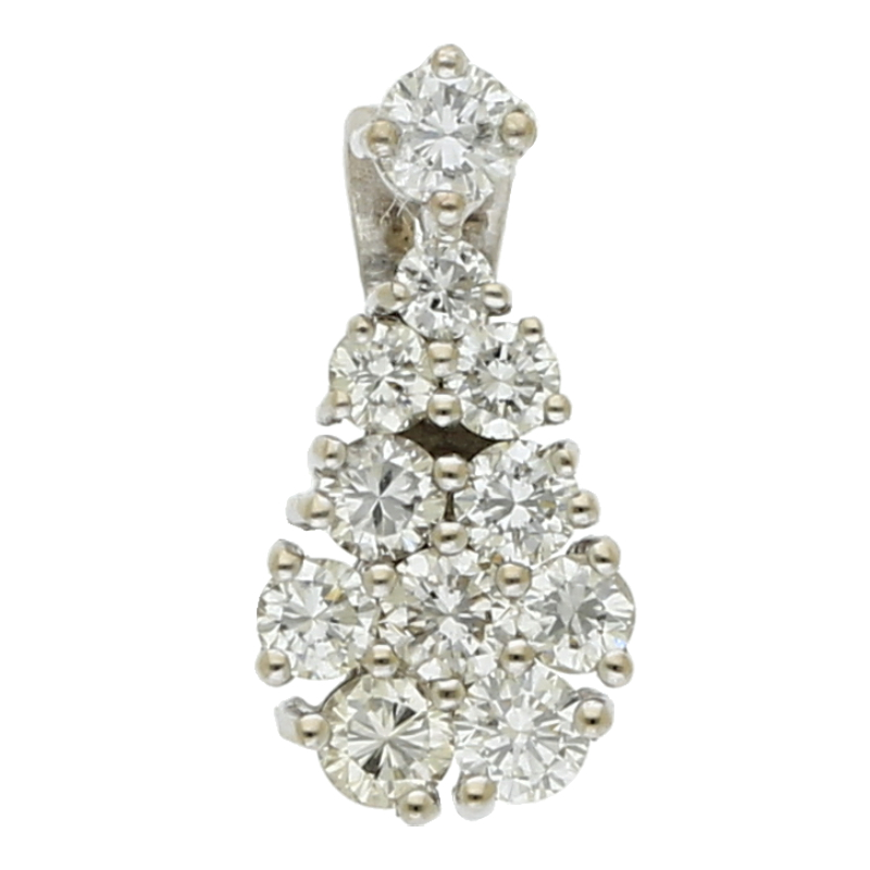 Brillant Anhänger ca. 0,40 ct 585 Weißgold