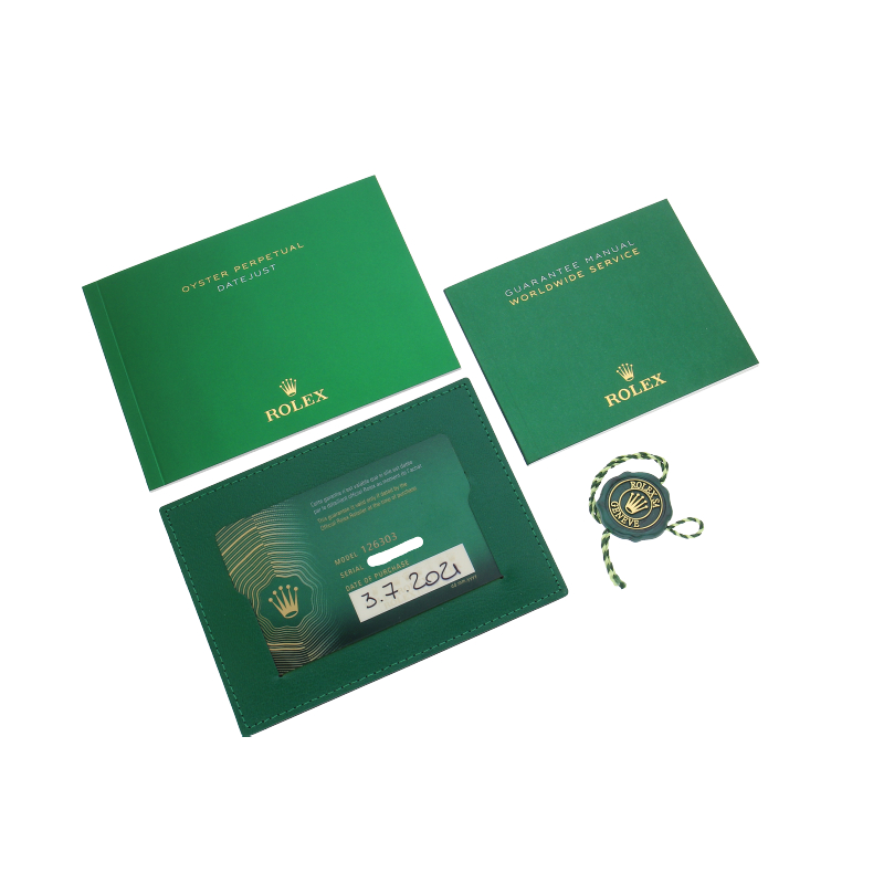 Rolex Datejust 41 126303 Rolesor Gelb Perlmutt Diamanten Oysterband 2021 Box & Papiere