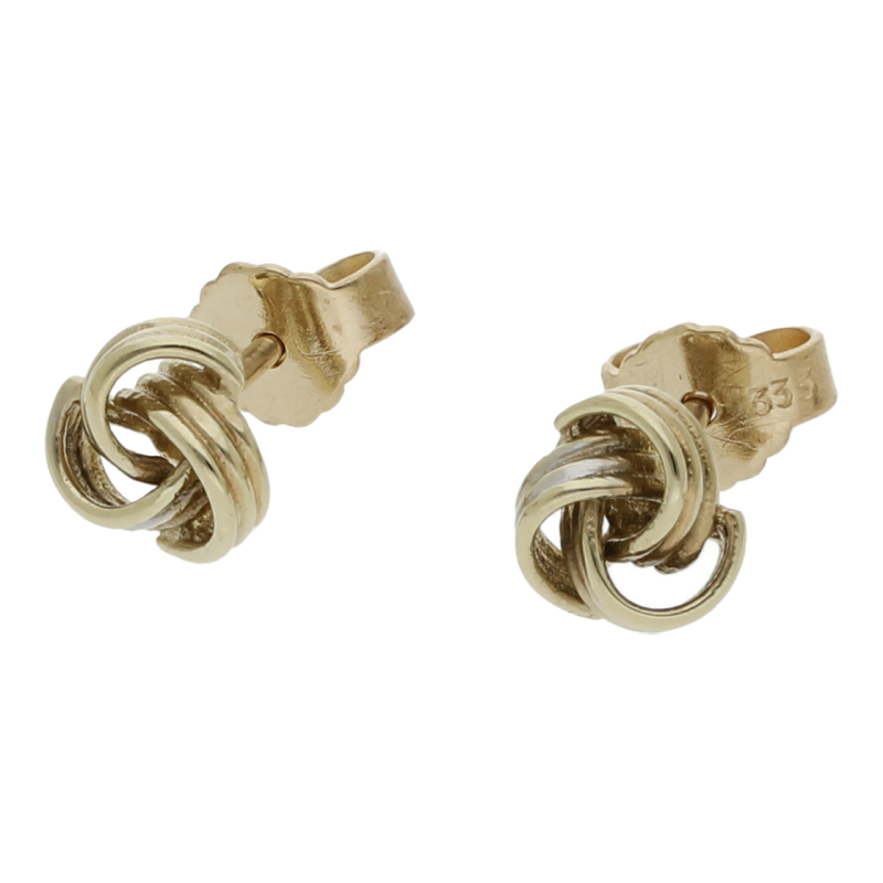 Knoten Ohrstecker 333/ 8 K Gold