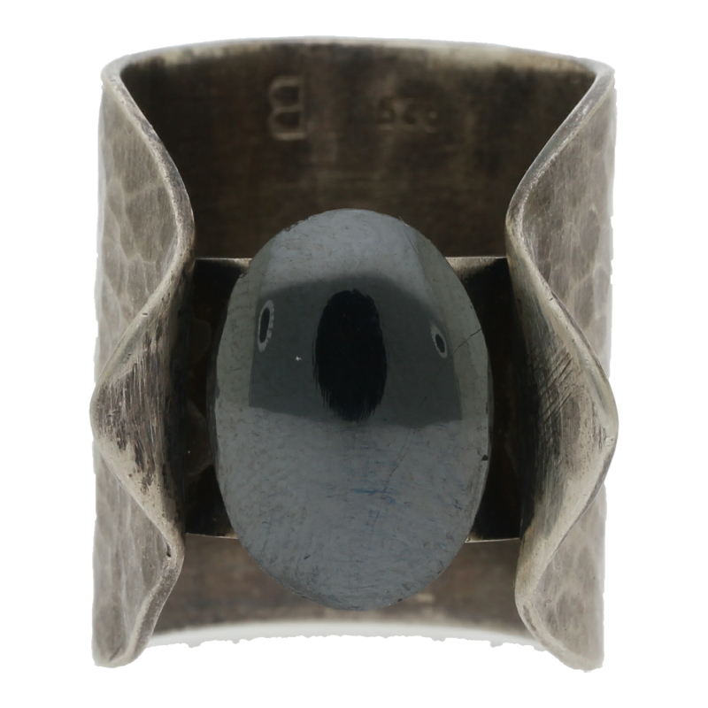 Ring mit Hämatit 925 Silber