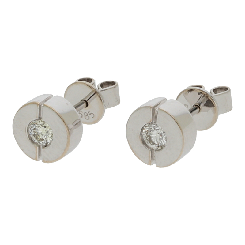 Brillant Ohrstecker 585/ 14 K Gold