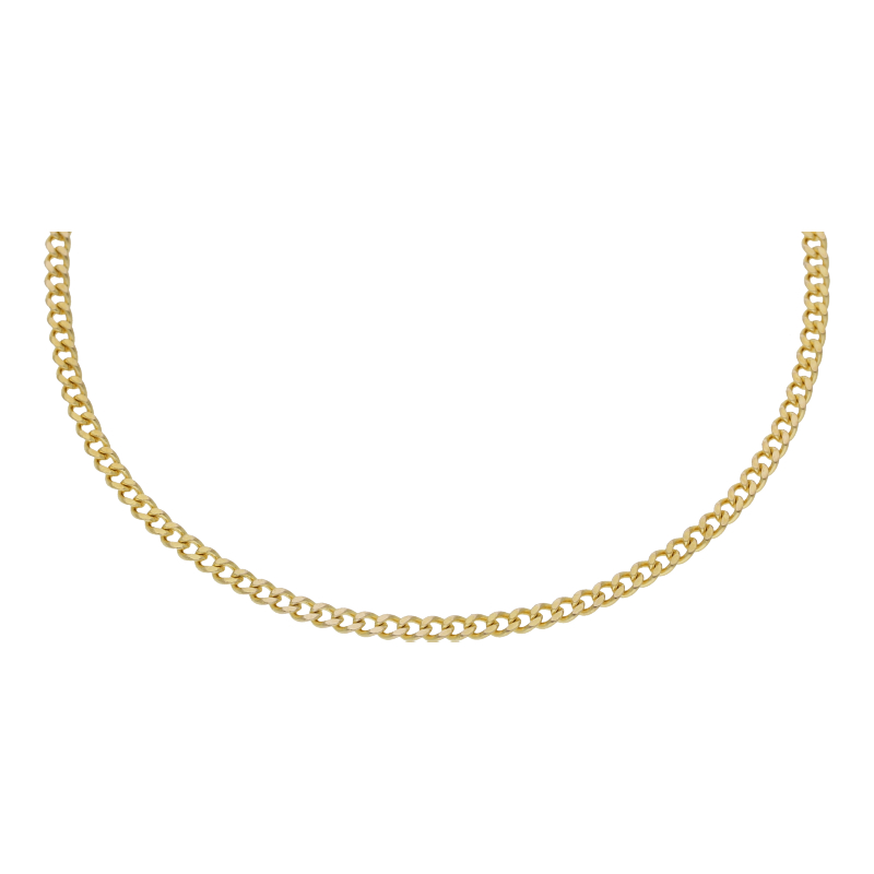 Panzer Kette 52 cm Länge 333/ 8 K Gold