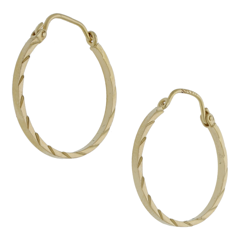 Creolen 585/ 14 K Gold