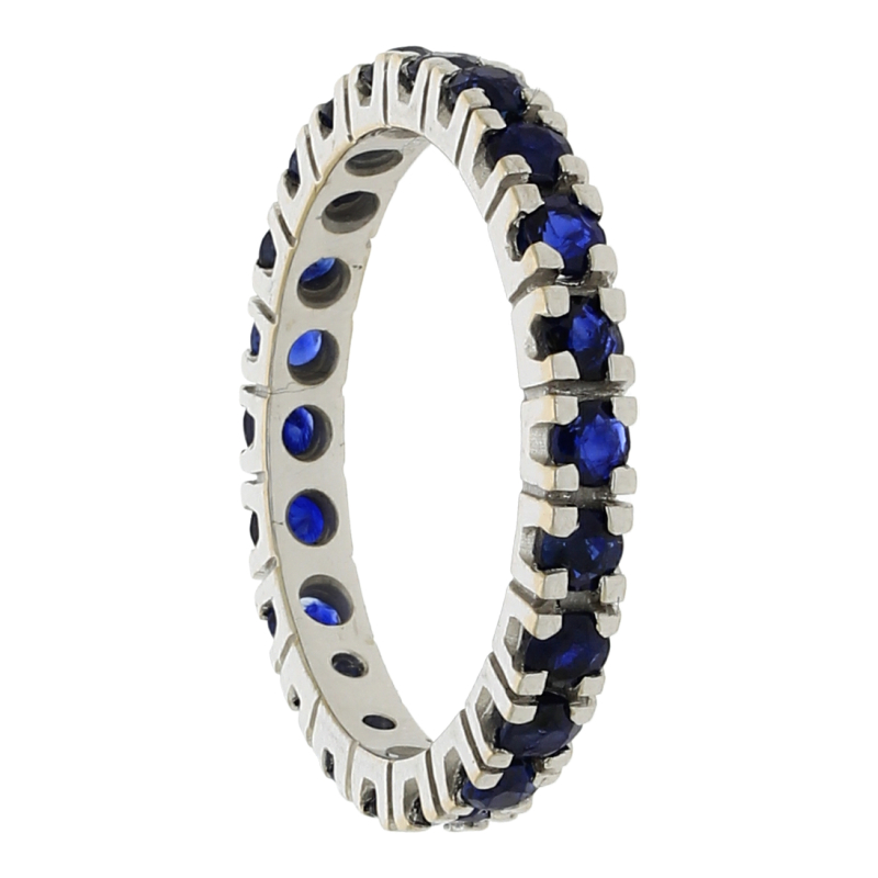 Saphir Memoire Ring 750/ 18 K Gold