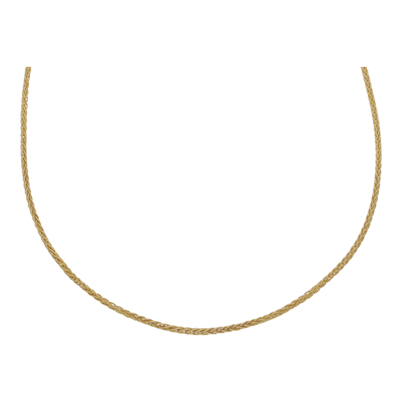 Halskette 585 Gelbgold 45 cm 0,9 mm