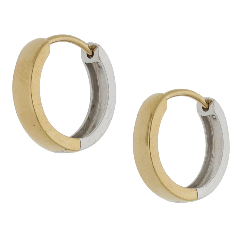 Creolen Bicolor 333/ 8 K Gold