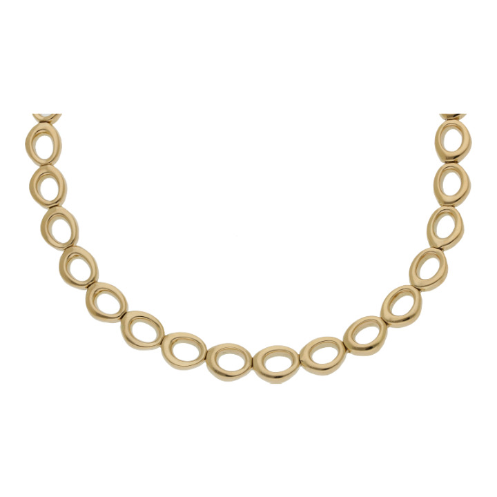 Ausgefallenes Collier/italienisches Design/Gold 750/18K