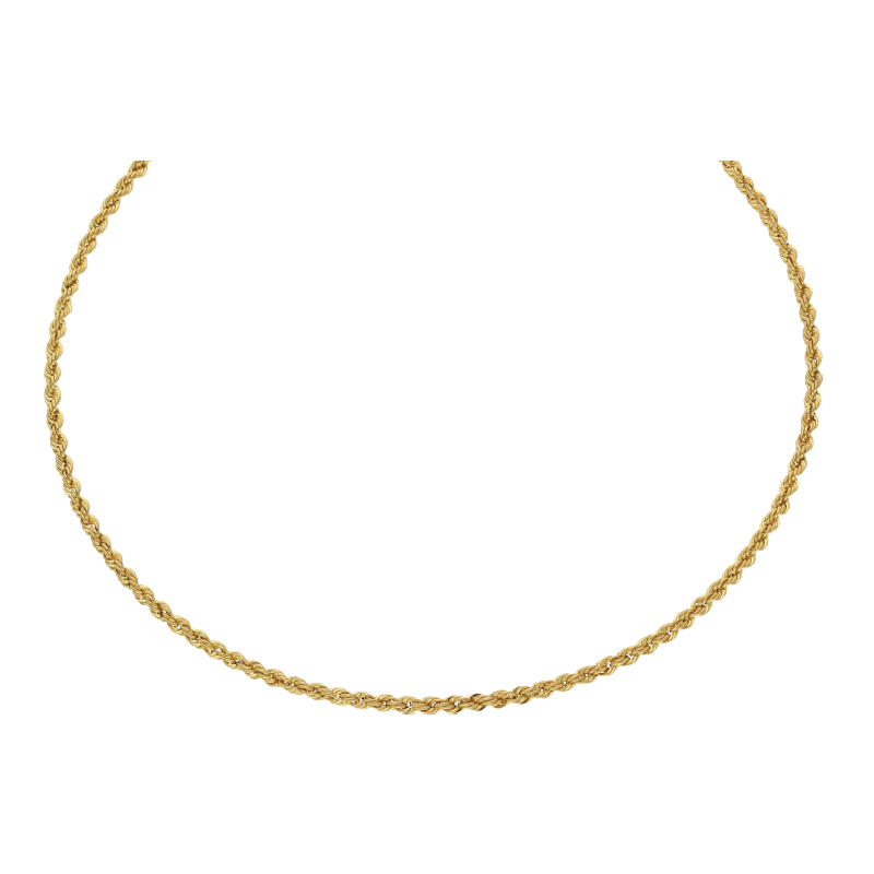 Kordel Kette 50 cm Länge 585/ 14 K Gold