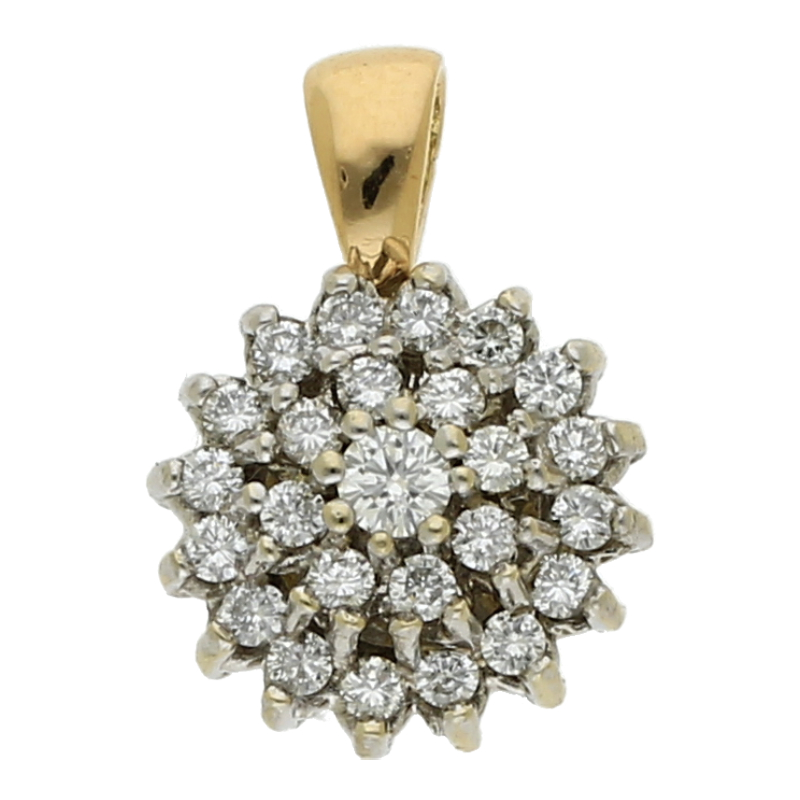 Brillant Anhänger 585/ 14 K Gold