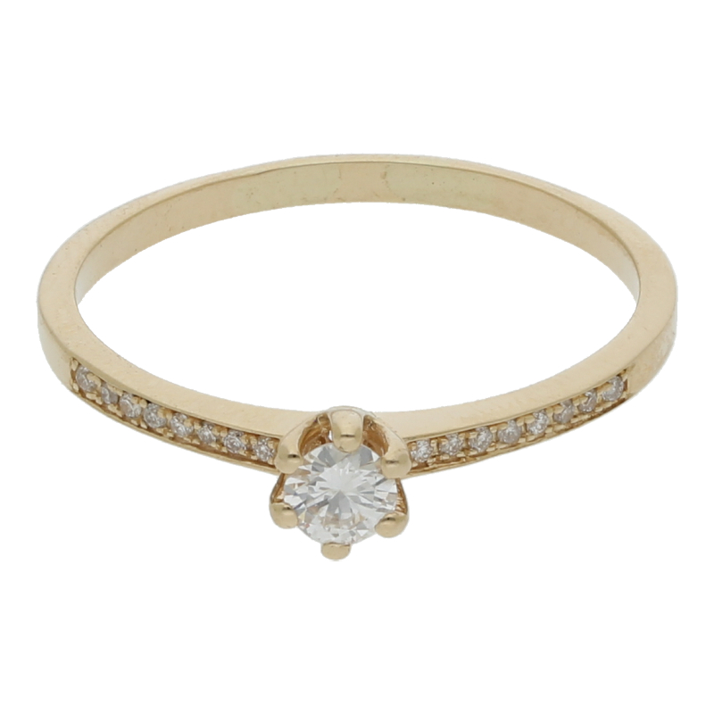 Brillant Ring 585/ 14 K Gold