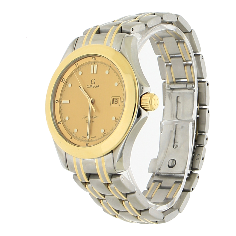 Omega Seamaster 120 Ref. 2311.10.00 Stahl/Gold Quarz 1994 Revision 2026 Top Zustand Full Set