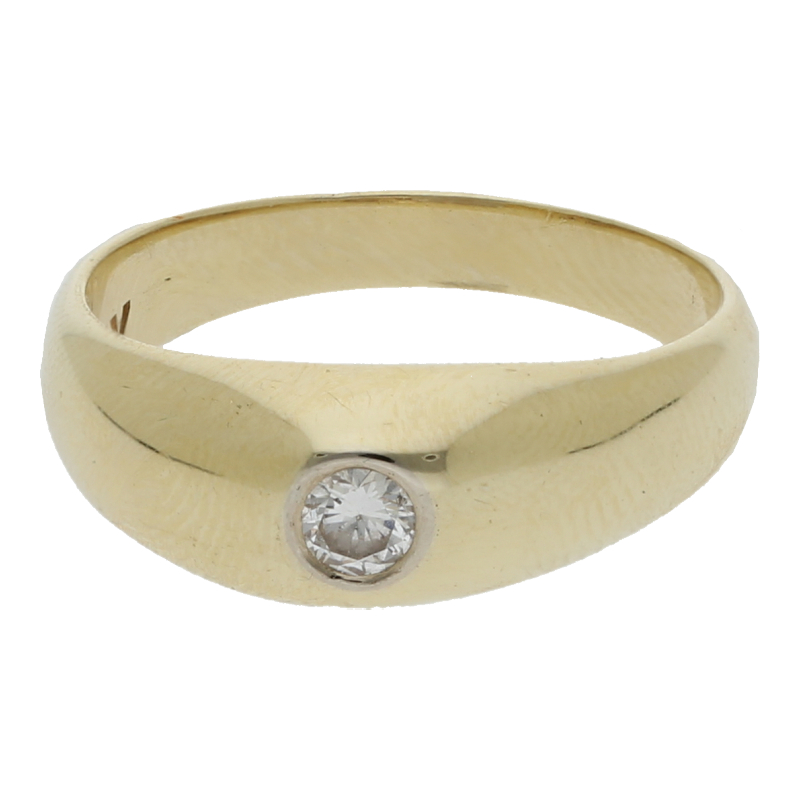 Brillant Solitär Ring 585/ 14 K Gold